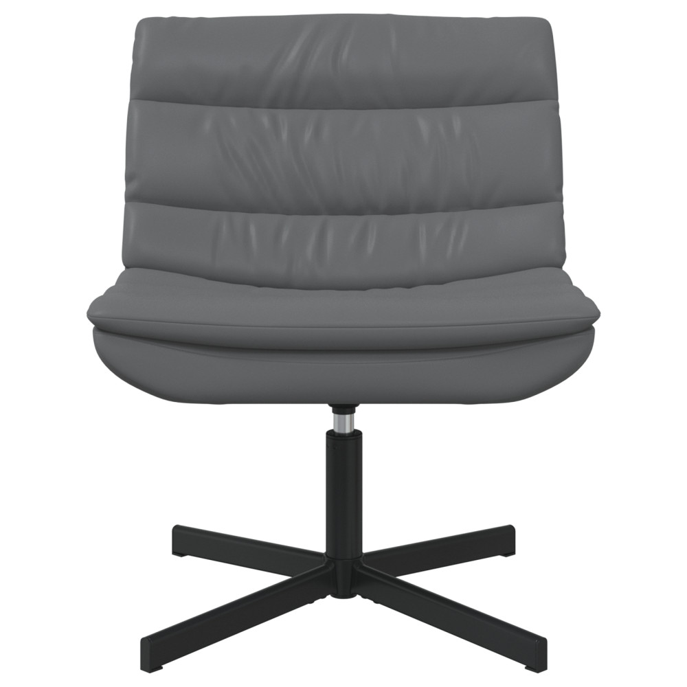 Produktbild för Skrivstol Grå 63 x 75 x 76 cm PU