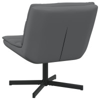 Produktbild för Skrivstol Grå 63 x 75 x 76 cm PU