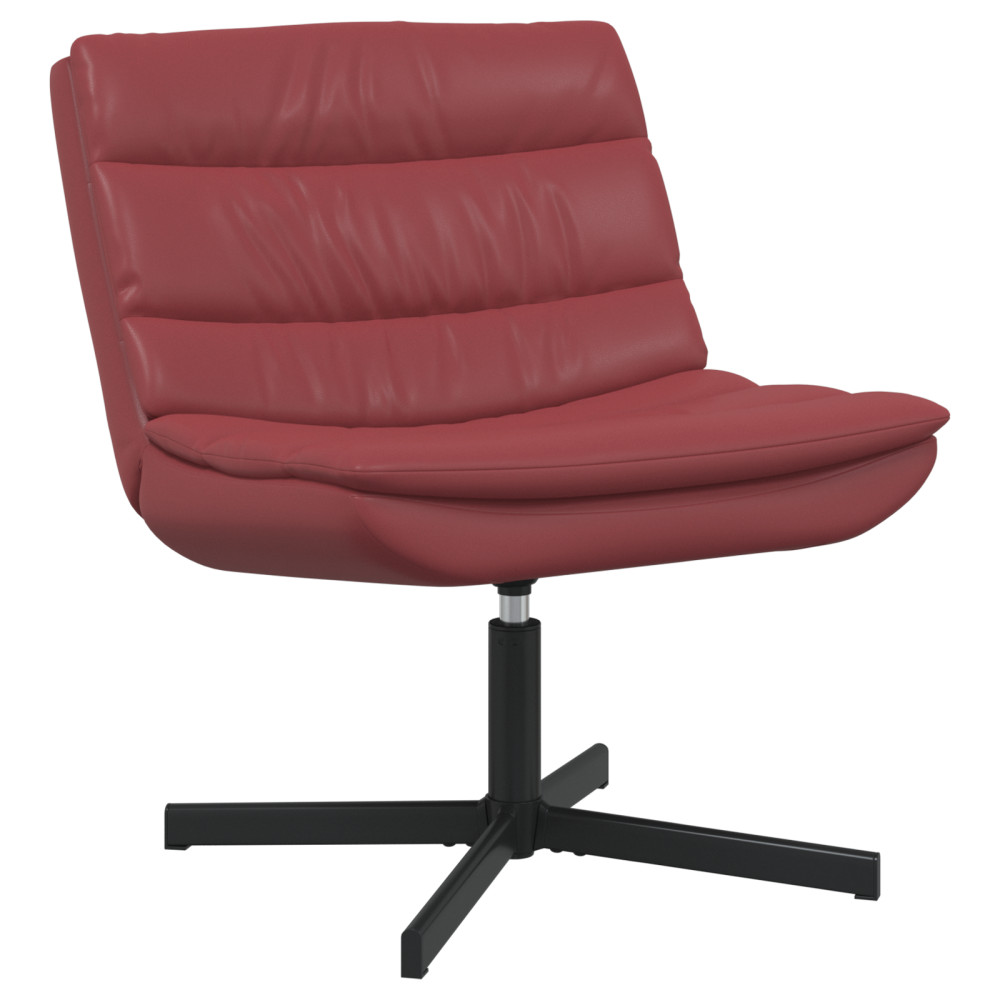 Produktbild för Skrivstol Vinröd 63 x 75 x 76 cm Konstläder