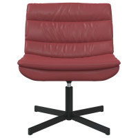 Produktbild för Skrivstol Vinröd 63 x 75 x 76 cm Konstläder
