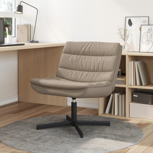 vidaXL Skrivstol Cappuccino 63 x 75 x 76 cm PU