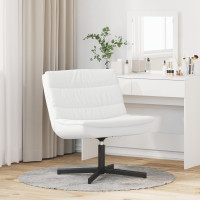 Produktbild för Skrivstol Vit 63 x 75 x 76 cm PU