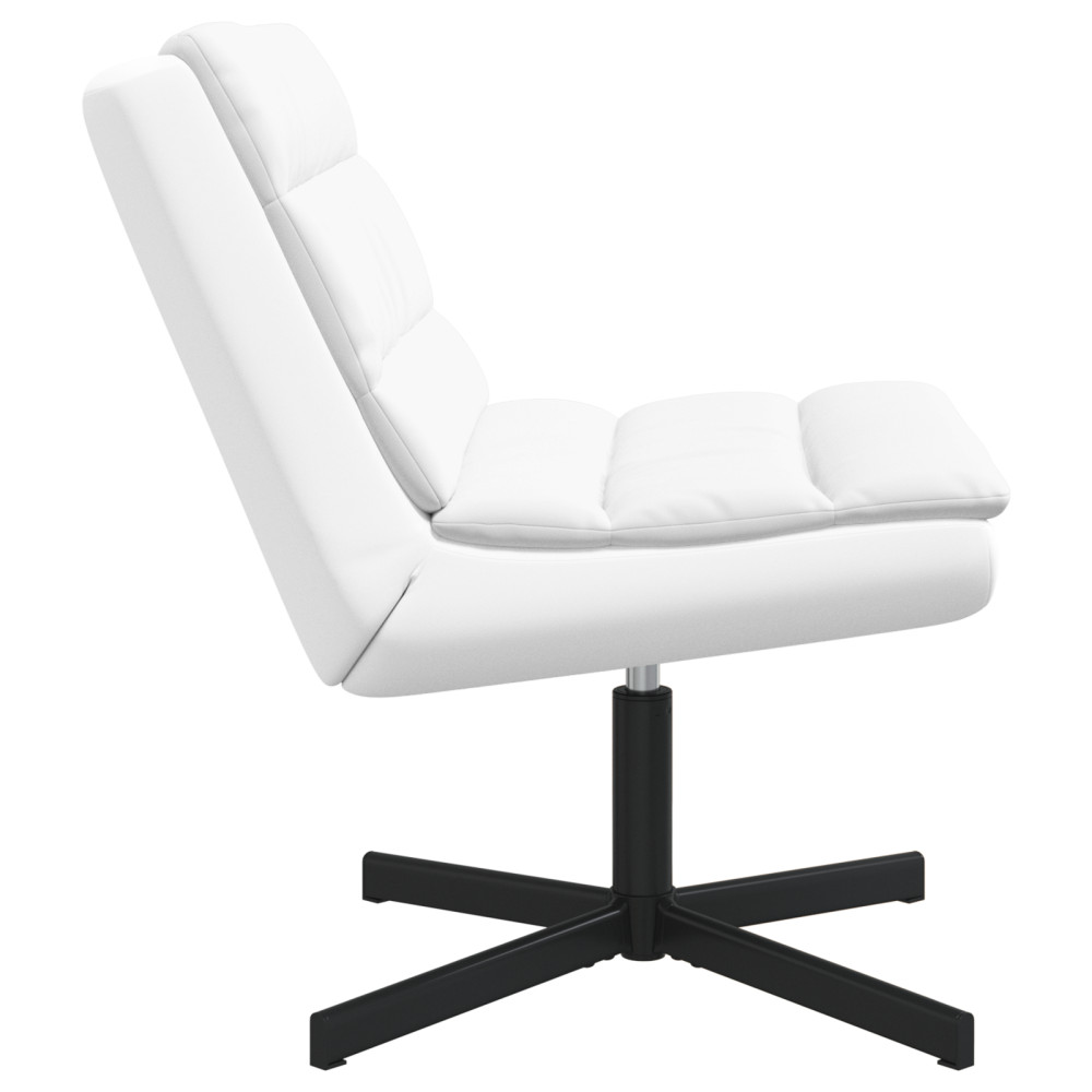 Produktbild för Skrivstol Vit 63 x 75 x 76 cm PU