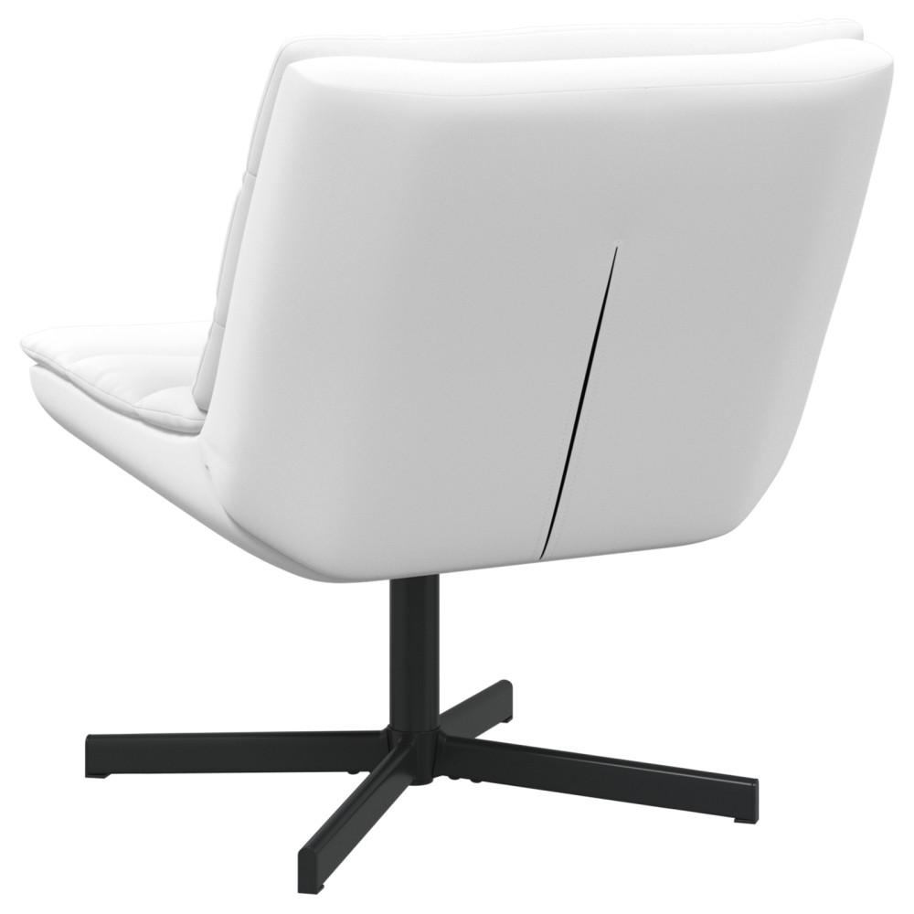 Produktbild för Skrivstol Vit 63 x 75 x 76 cm PU