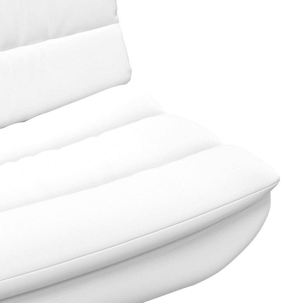 Produktbild för Skrivstol Vit 63 x 75 x 76 cm PU