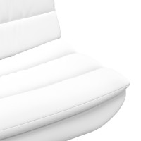 Produktbild för Skrivstol Vit 63 x 75 x 76 cm PU