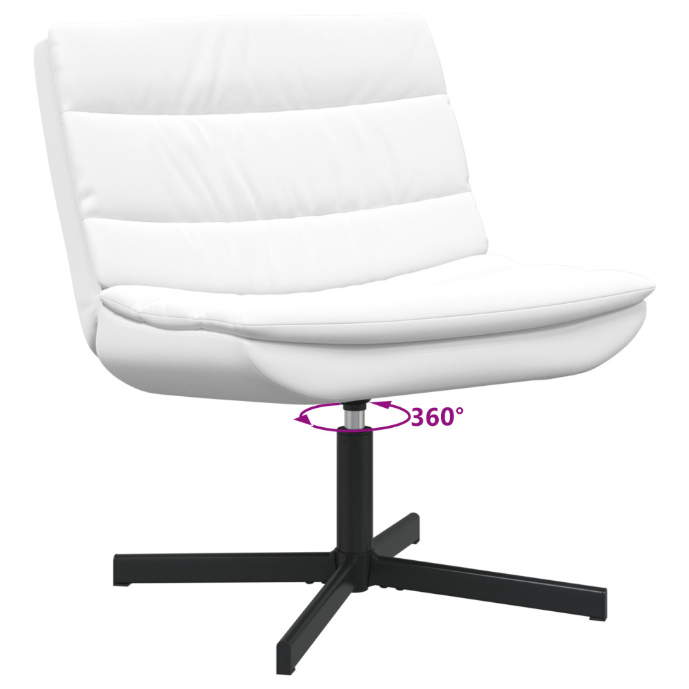 Produktbild för Skrivstol Vit 63 x 75 x 76 cm PU
