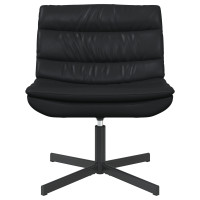 Produktbild för Skrivstol Svart 63 x 75 x 76 cm Glansig PU