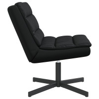 Produktbild för Skrivstol Svart 63 x 75 x 76 cm Glansig PU