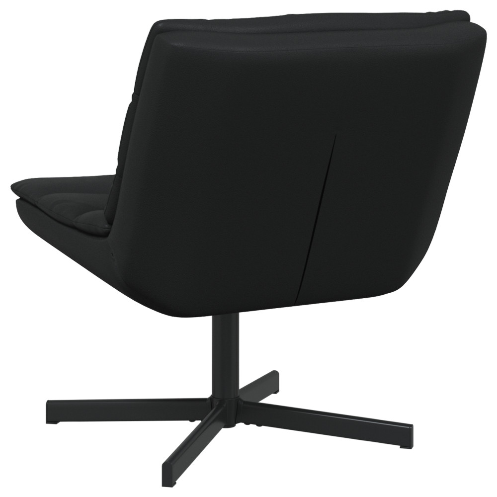 Produktbild för Skrivstol Svart 63 x 75 x 76 cm Glansig PU