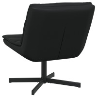 Produktbild för Skrivstol Svart 63 x 75 x 76 cm Glansig PU