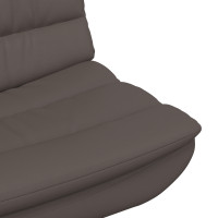 Produktbild för Skrivstol Brun 63 x 75 x 76 cm Glansig PU