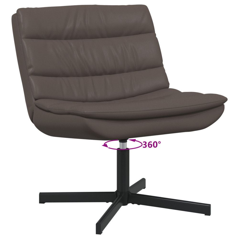 Produktbild för Skrivstol Brun 63 x 75 x 76 cm Glansig PU