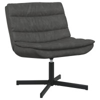 Produktbild för Skrivstol Svart 63 x 75 x 76 cm Antik PU