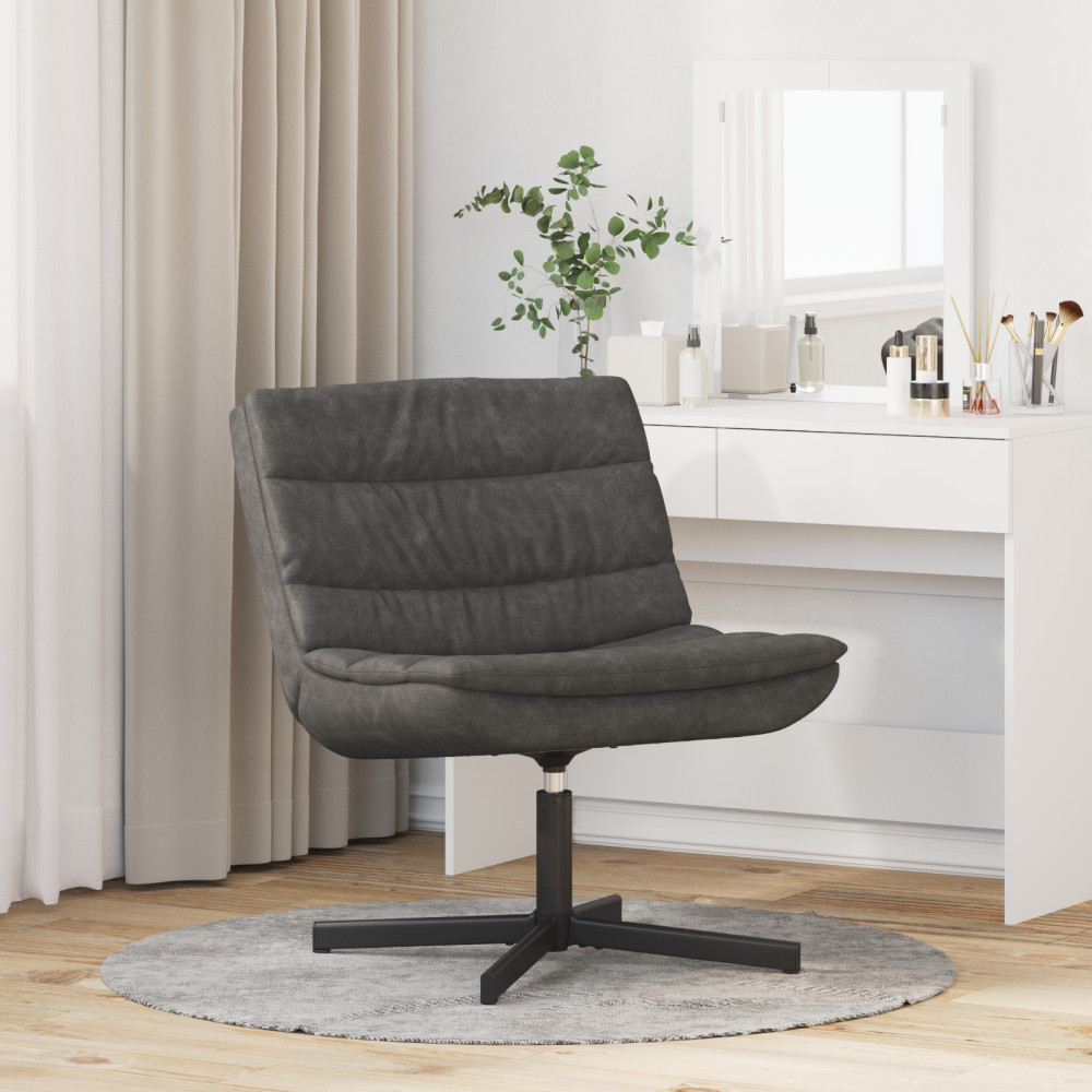 Produktbild för Skrivstol Svart 63 x 75 x 76 cm Antik PU