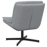 Produktbild för Skrivstol Ljusgrå 63 x 75 x 76 cm tyg