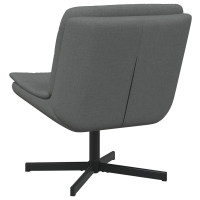 Produktbild för Skrivstol Mörkgrå 63 x 75 x 76 cm tyg