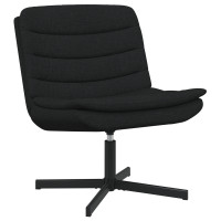 Produktbild för Skrivstol Svart 63 x 75 x 76 cm tyg