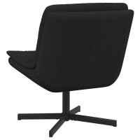 Produktbild för Skrivstol Svart 63 x 75 x 76 cm tyg