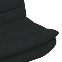 Produktbild för Skrivstol Svart 63 x 75 x 76 cm tyg
