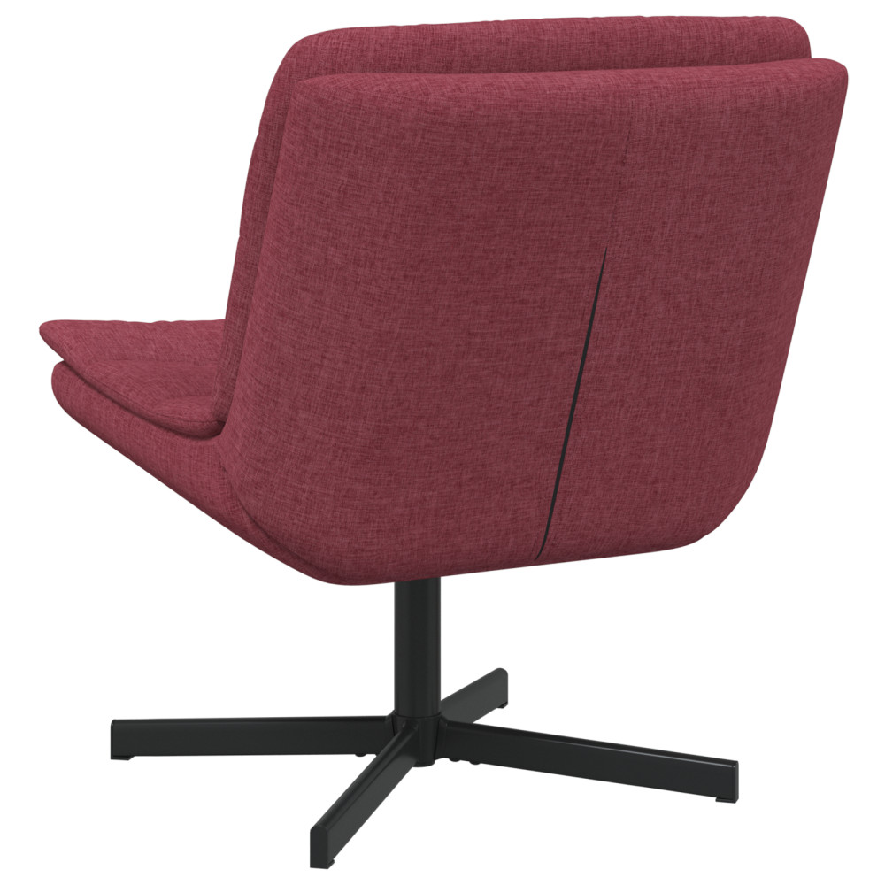 Produktbild för Skrivstol Vinröd 63 x 75 x 76 cm tyg