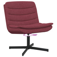 Produktbild för Skrivstol Vinröd 63 x 75 x 76 cm tyg