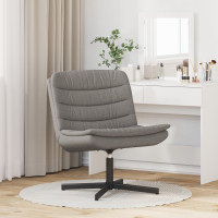 Produktbild för Skrivstol Taupe 63 x 75 x 76 cm tyg