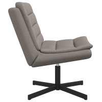 Produktbild för Skrivstol Taupe 63 x 75 x 76 cm tyg