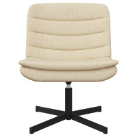 Produktbild för Skrivstol Kräm 63 x 75 x 76 cm tyg