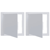 Produktbild för Åtkomstpaneler 2 pcs Vit 15 x 15 cm ABS Plast