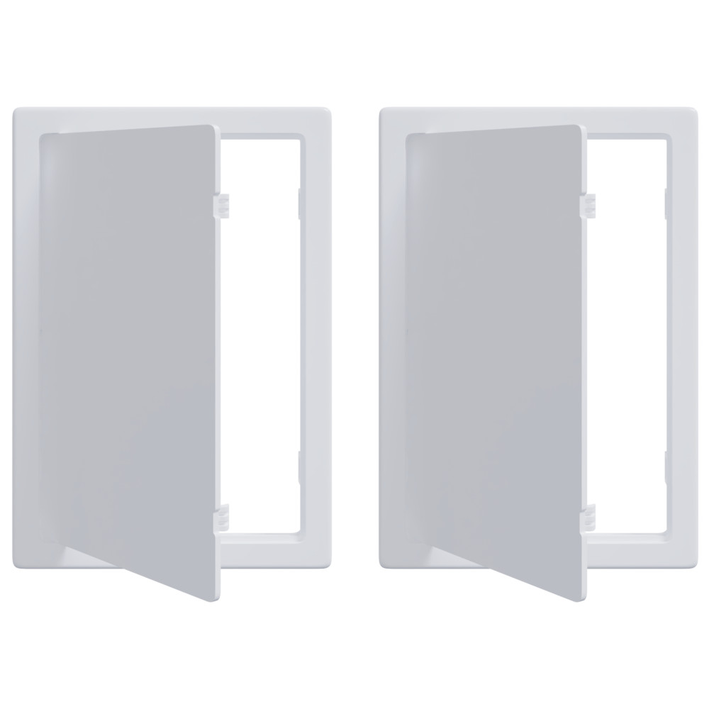 Produktbild för Åtkomstpaneler 2 pcs Vit 15 x 23 cm ABS Plast