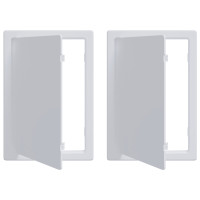 Produktbild för Åtkomstpaneler 2 pcs Vit 15 x 23 cm ABS Plast