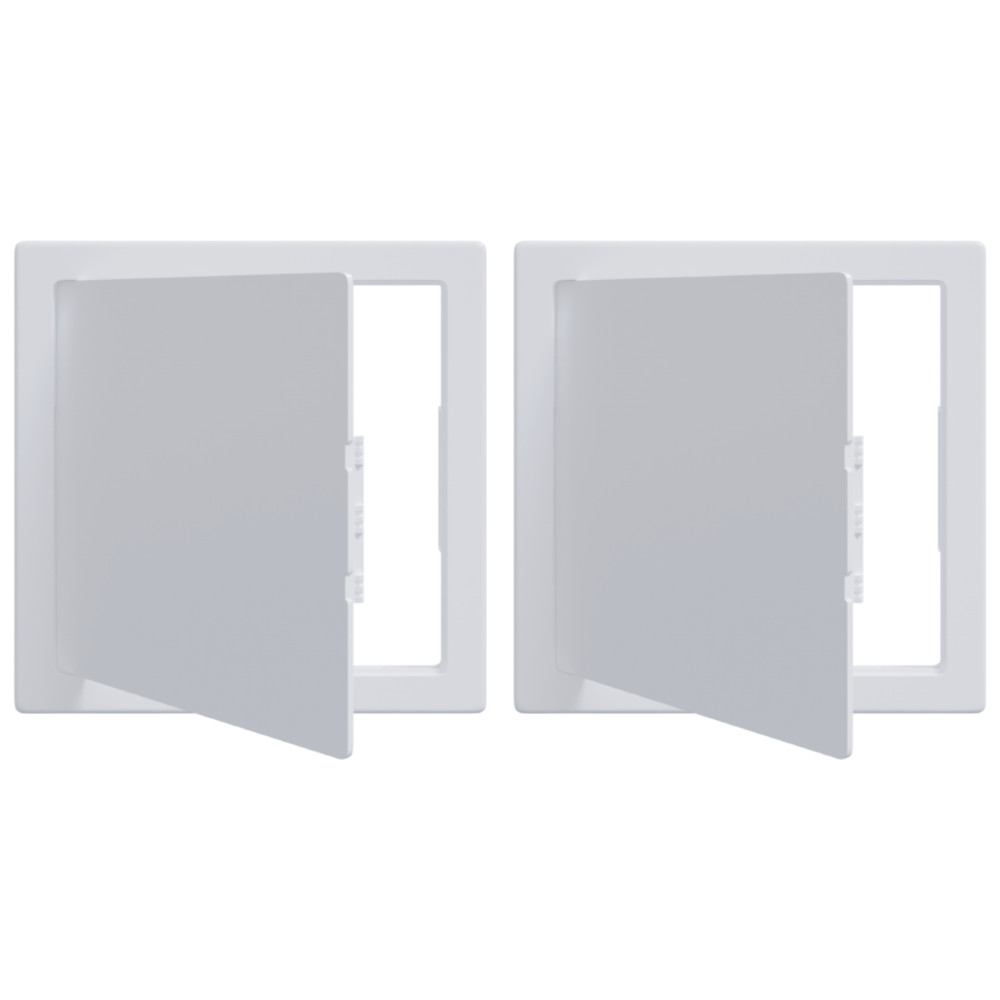 Produktbild för Åtkomstpaneler 2 pcs Vit 20 x 20 cm ABS Plast