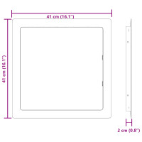 Produktbild för Åtkomstpaneler Vit 35 x 35 cm ABS Plast