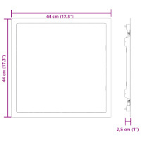 Produktbild för Åtkomstpaneler Vit 40 x 40 cm ABS Plast