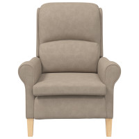 Produktbild för fåtölj Taupe 76 x 94 x 102 cm Mikrofiber