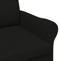 Produktbild för fåtölj Svart 76 x 94 x 102 cm Mikrofiber