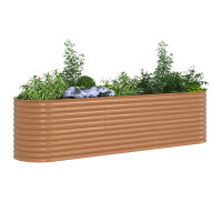 Produktbild för Höjd bädd Brun 320 x 80 x 81 cm Stål