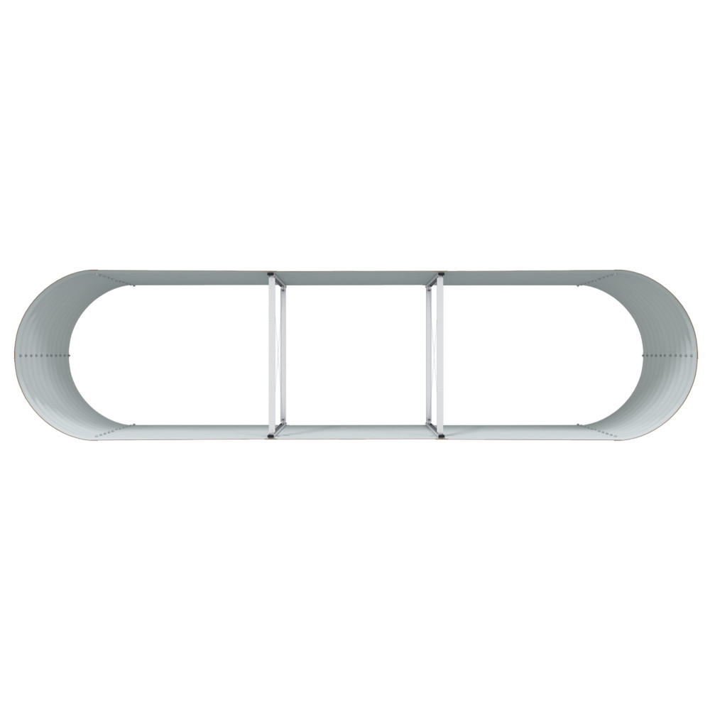 Produktbild för Höjd bädd Brun 320 x 80 x 81 cm Stål