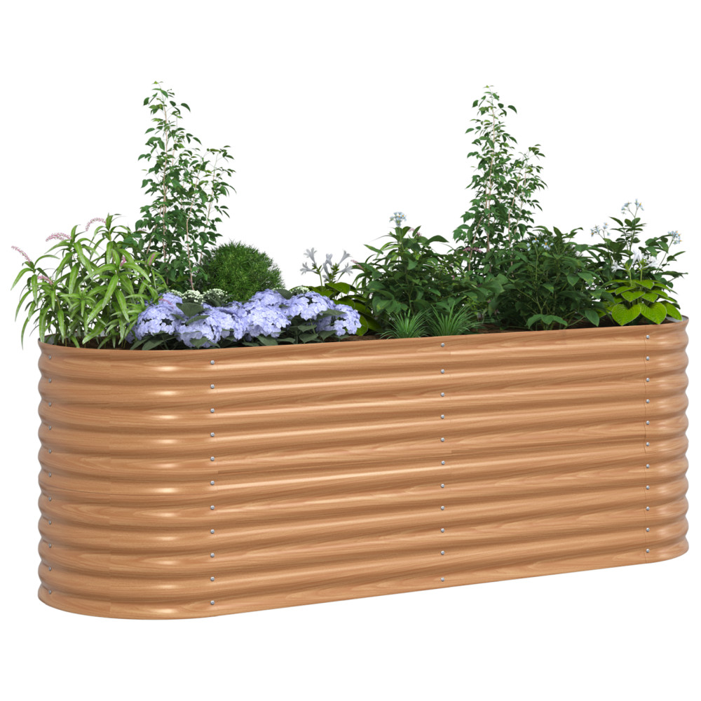 Produktbild för Höjd bädd Brun 240 x 80 x 81 cm Stål