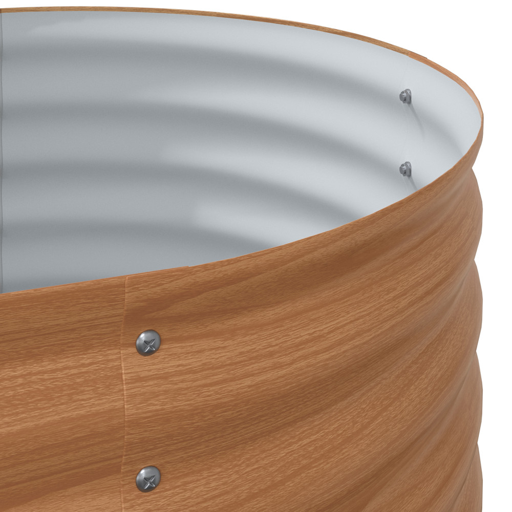 Produktbild för Höjd bädd Brun 240 x 80 x 81 cm Stål