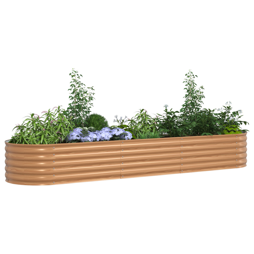 Produktbild för Höjd bädd Brun 320 x 80 x 44 cm Stål