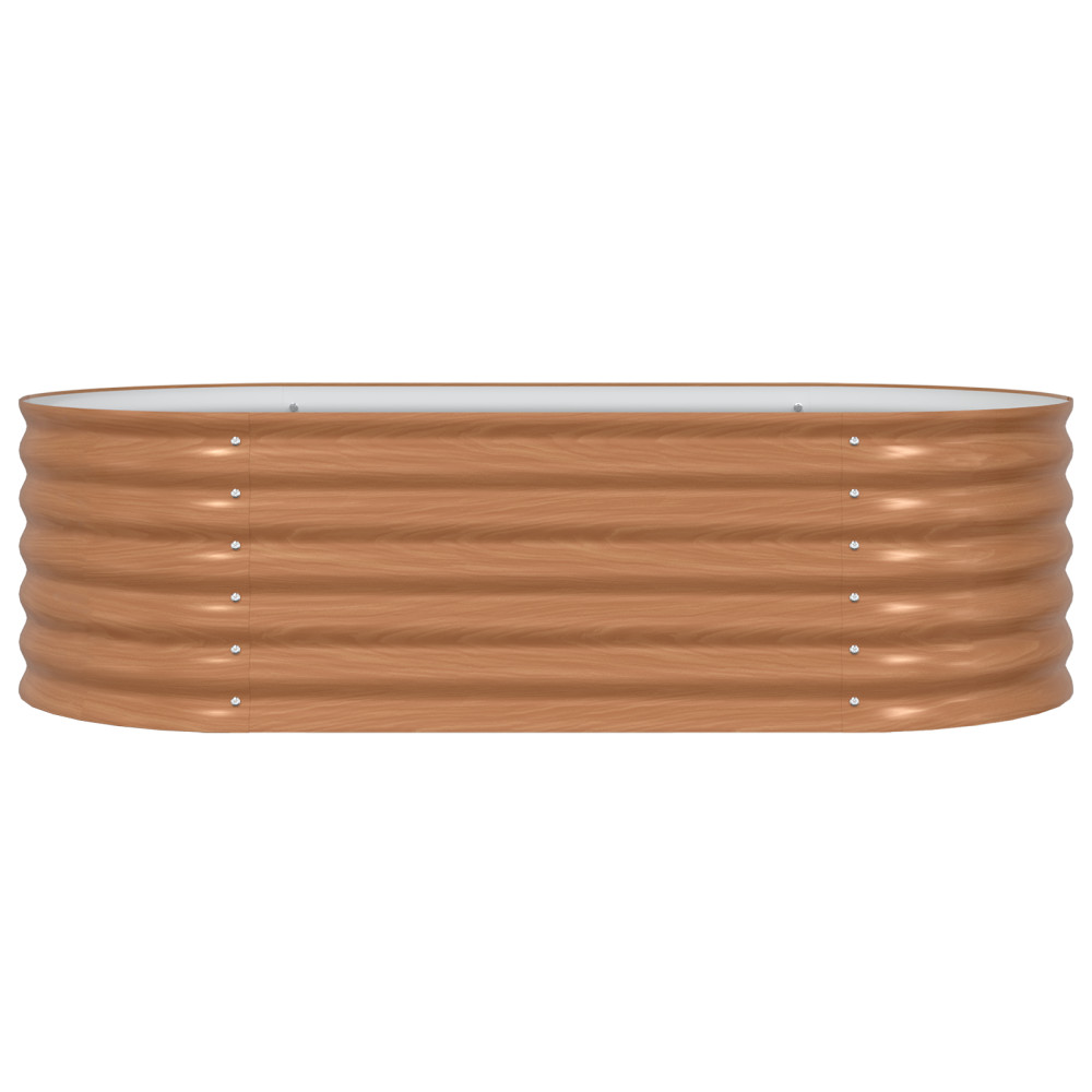 Produktbild för Höjd bädd Brun 160 x 80 x 44 cm Stål