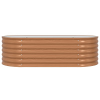 Produktbild för Höjd bädd Brun 160 x 80 x 44 cm Stål