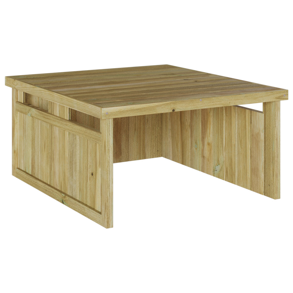 Produktbild för Gräsklippare Garage Brun 73.5 x 81.5 x 38.5 cm Impregnerad furu
