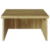 Produktbild för Gräsklippare Garage Brun 73.5 x 81.5 x 38.5 cm Impregnerad furu
