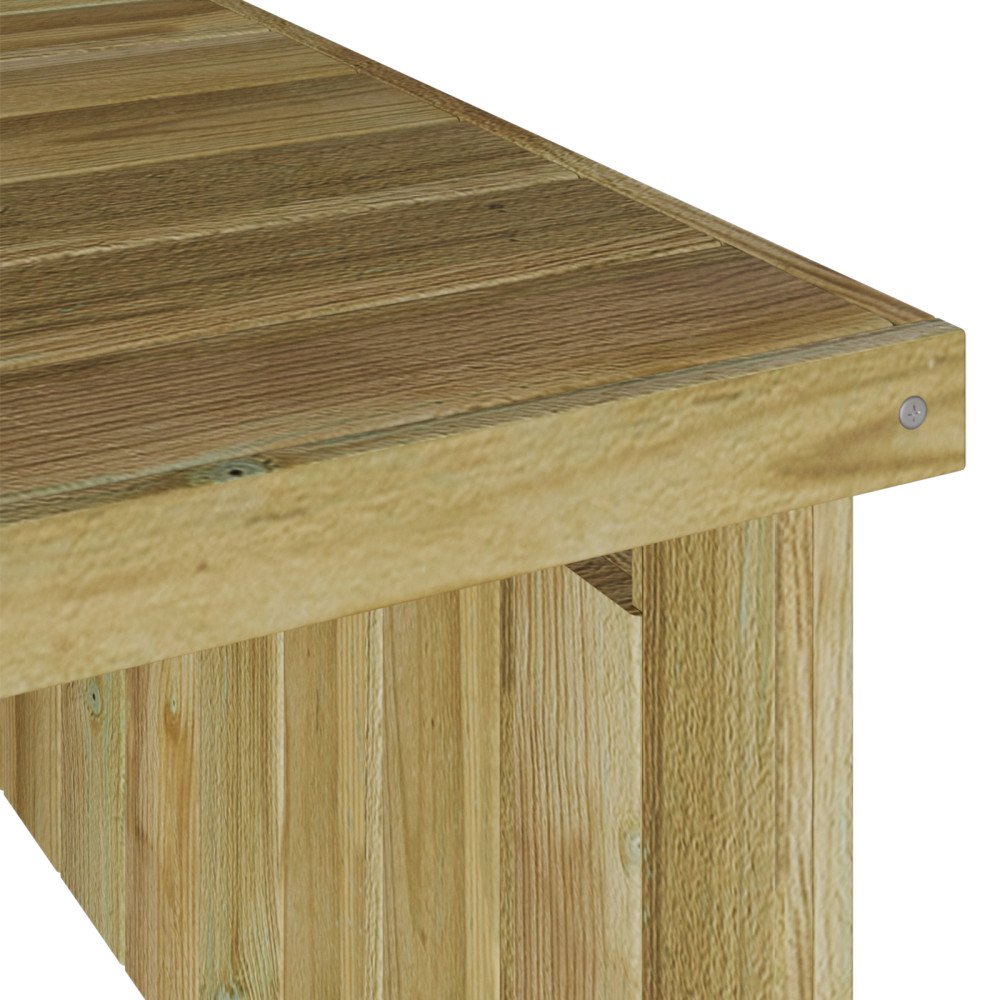 Produktbild för Gräsklippare Garage Brun 73.5 x 81.5 x 38.5 cm Impregnerad furu