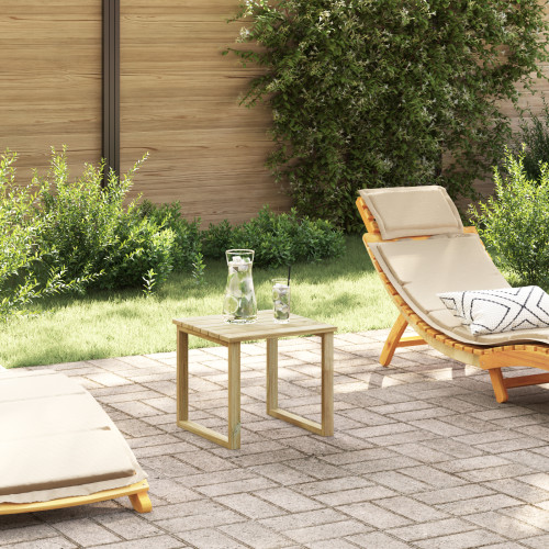 vidaXL bord Naturfärg 40 x 40 x 36 cm Impregnerat furuträ