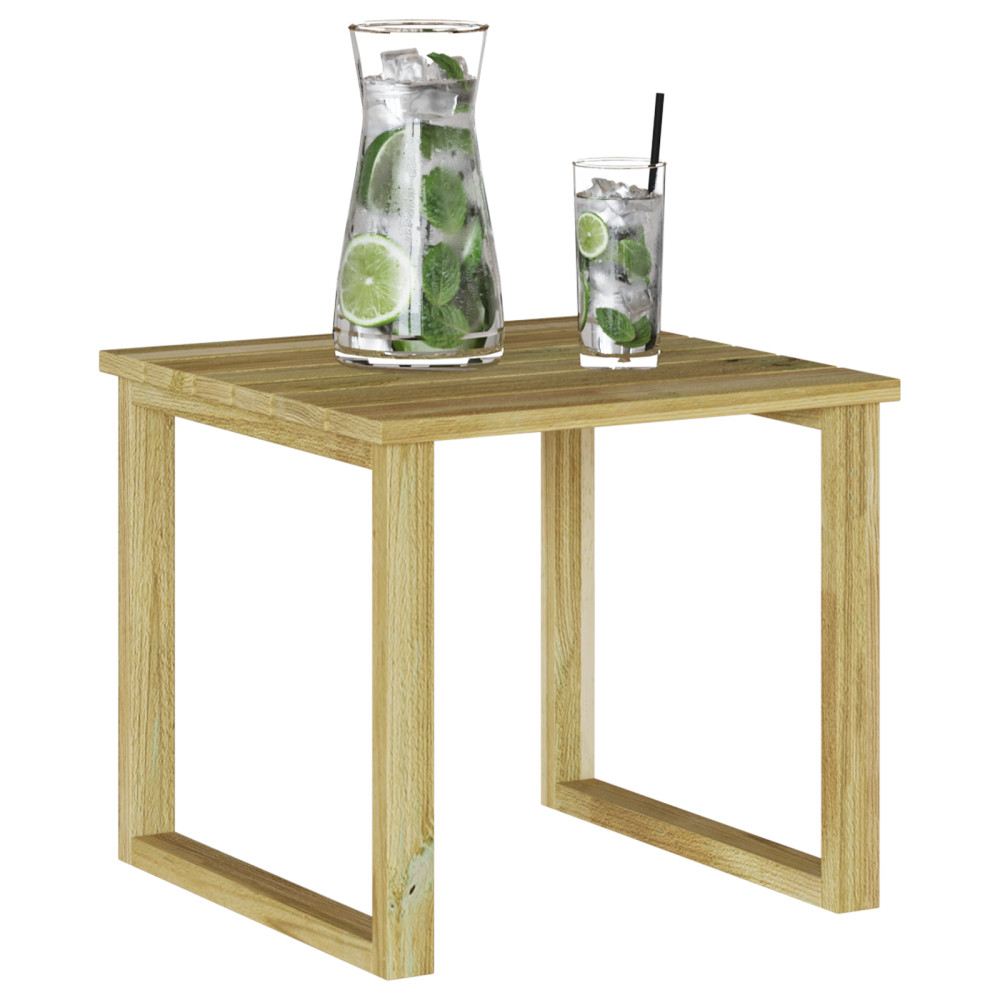 Produktbild för bord Naturfärg 40 x 40 x 36 cm Impregnerat furuträ