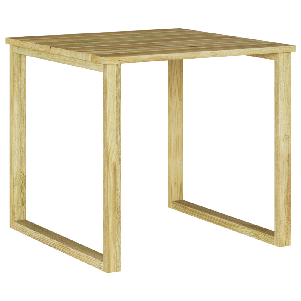 Produktbild för bord Naturfärg 50,5 x 50 x 46 cm Impregnerat furuträ